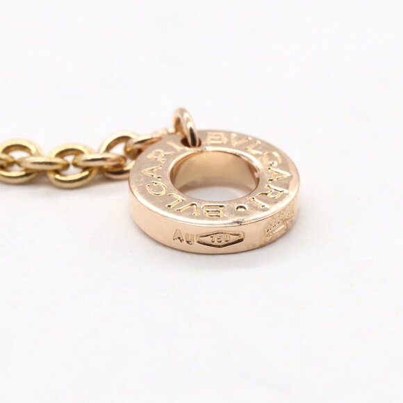 BVLGARI B-zero1 Ceramic Necklace, 18K Pink Gold (K18PG) for Men and Women, White - Picture 5 of 7